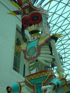 Large Day of the Dead Statue--British Museum-October 2015