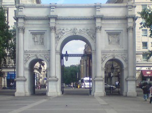 Marble Arch near Hyde Park