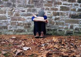 adult alone autumn brick